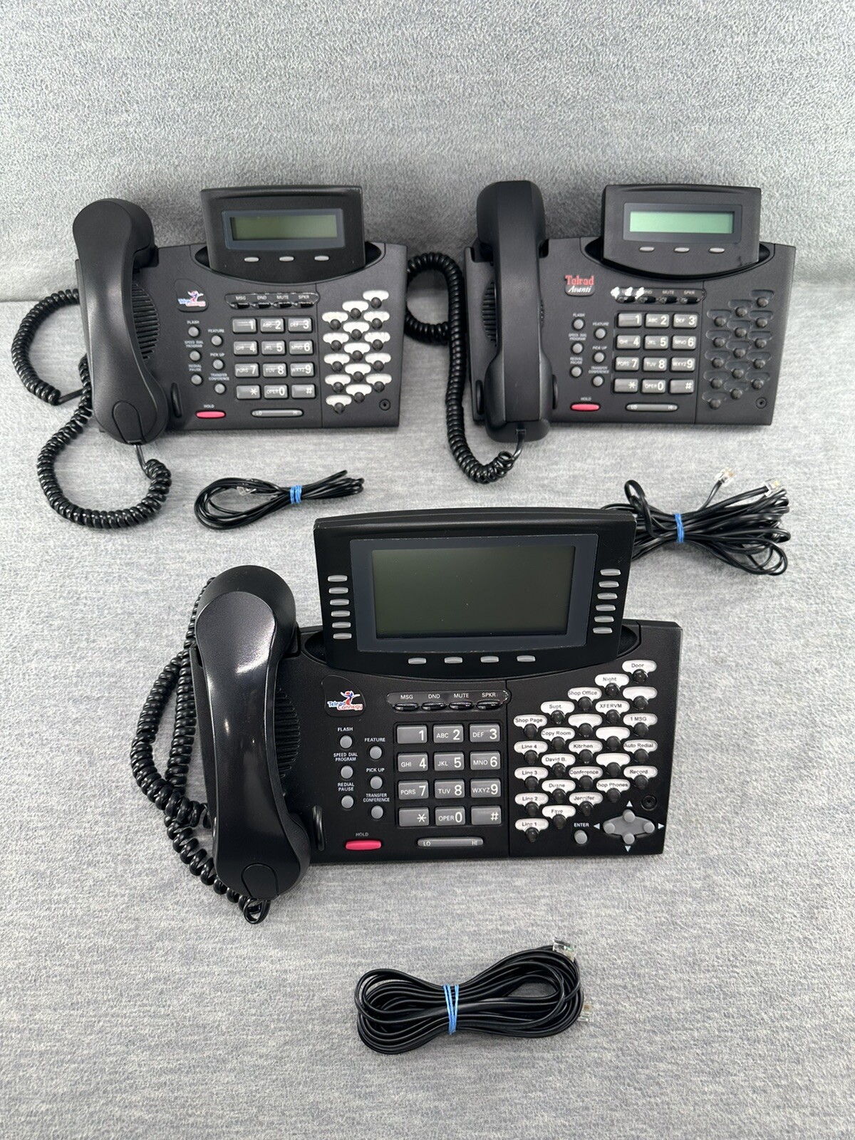 TELRAD - Lot Of 3 Avanti Connegy Executive Office Phone UNTESTED PH TELRAD - Lot Of 3 Avanti Connegy Executive Office Phone UNTESTED PH