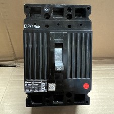 GE General Electric 20 AMP CIRCUIT BREAKER 3 POLE 480 VAC  TED134020 3P 20A picture