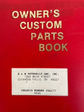 VINTAGE PETERBILT OWNER'S MAINTENANCE MANUAL 1970S-1980S picture