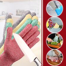 2 pairs Anti-cut Gloves Safety Cut Proof Stab Resistant Kitchen Butcher Cut picture