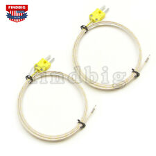 K-Type Thermocouple Wire Sensor for Digital Thermometer High Temperature PK1 2p picture