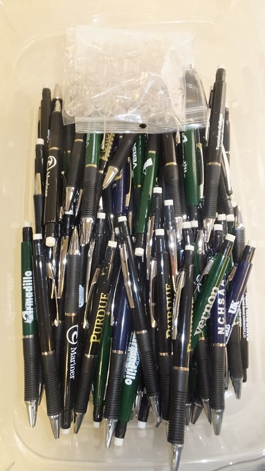 100 Wholesale Lot Misprint Mechanical Pencils, Pre-loaded with Lead 0.7 100 Wholesale Lot Misprint Mechanical Pencils, Pre-loaded with Lead 0.7