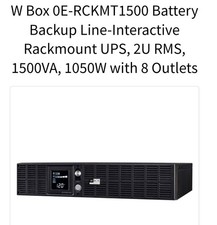 W Box Technologies OE-RCKMT1500 1500VA/1050W Rackmount UPS - Open Box New  picture