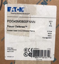 HOUSTON STOCK NEW EATON PDG43M0800FNNN POWER DEFENSE 400 AMP PDG4XTFA30400 picture