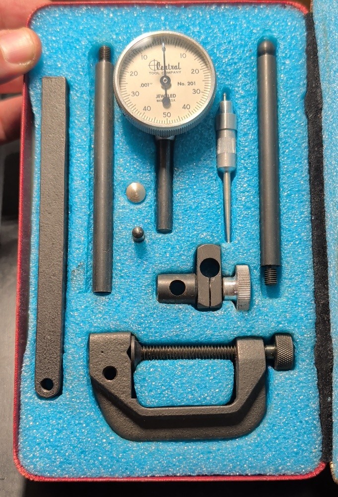 Vintage Central Tool Co No 201 Dial Indicator Set. Complete w/ Original Box Vintage Central Tool Co No 201 Dial Indicator Set. Complete w/ Original Box