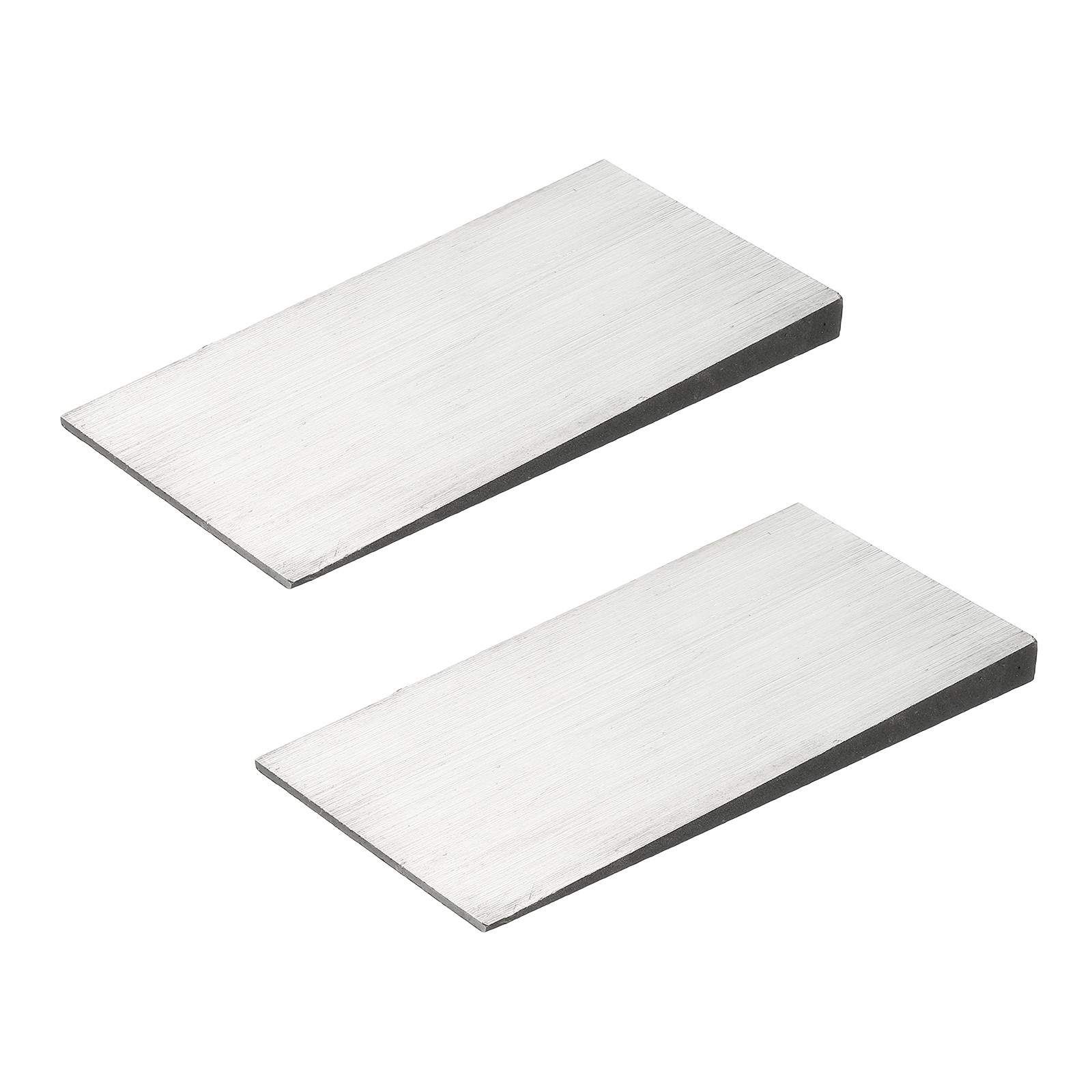 2 Pcs Metal Wedge Shims 6.3x3.2x0.8