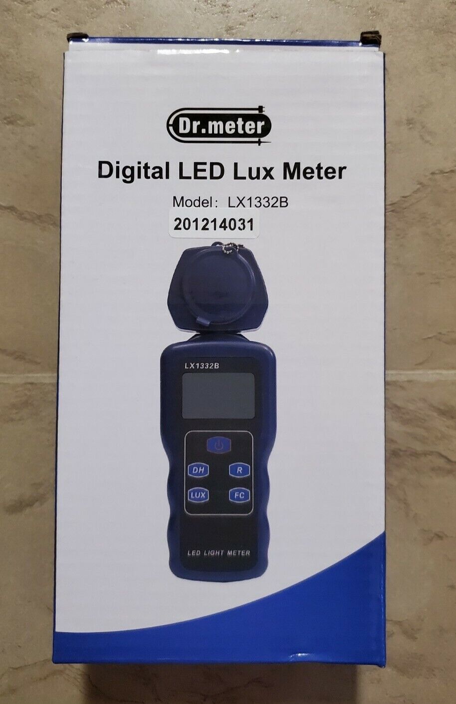  Dr. Meter Digital LED Lux Meter - LX1332B. New in Opened Box.  