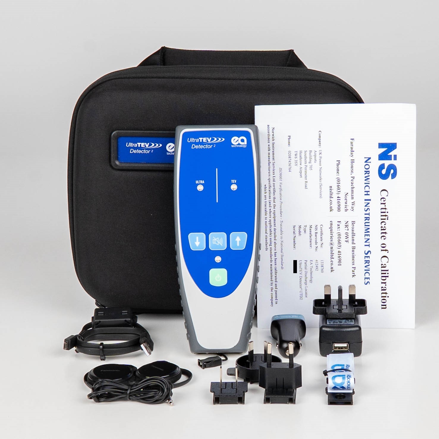 UltraTEV Detector 2 EA Technology UTD2 Handheld Partial Discharge Detector UltraTEV Detector 2 EA Technology UTD2 Handheld Partial Discharge Detector