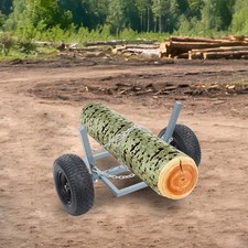 1500 LBS Capacity Log Skidder Heavy Duty Log Holder, Log Dolly with Chain Grey picture