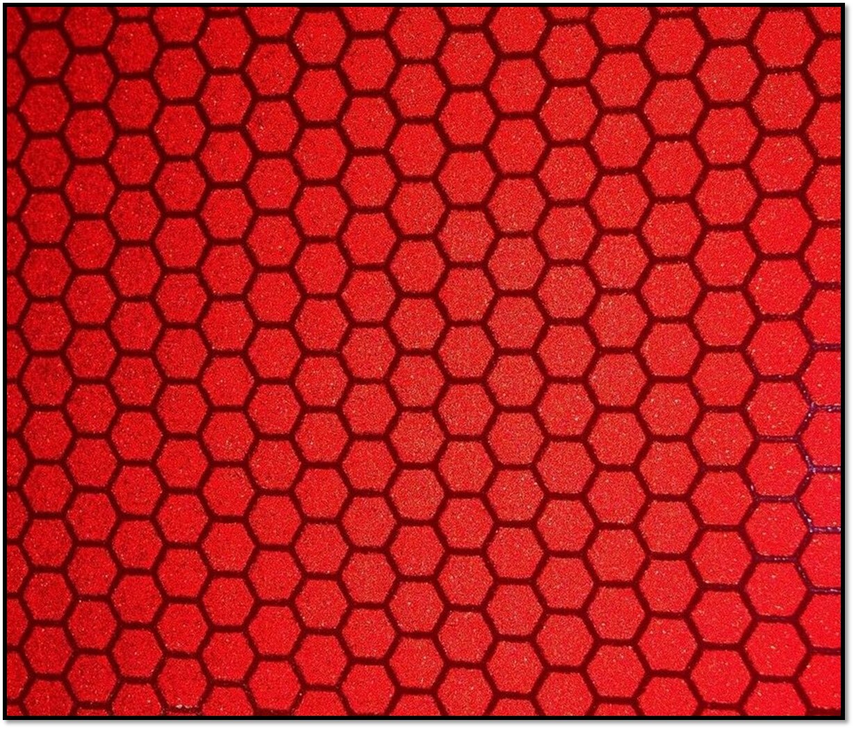 RED Diamond Grade Reflective Bright Safety Vinyl Sheet / 4\