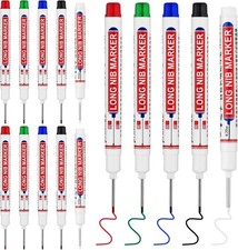 15 PCS Long Head Deep Hole Marker Pens,20mm Long Nib Marker, Longs Nose Markers, picture