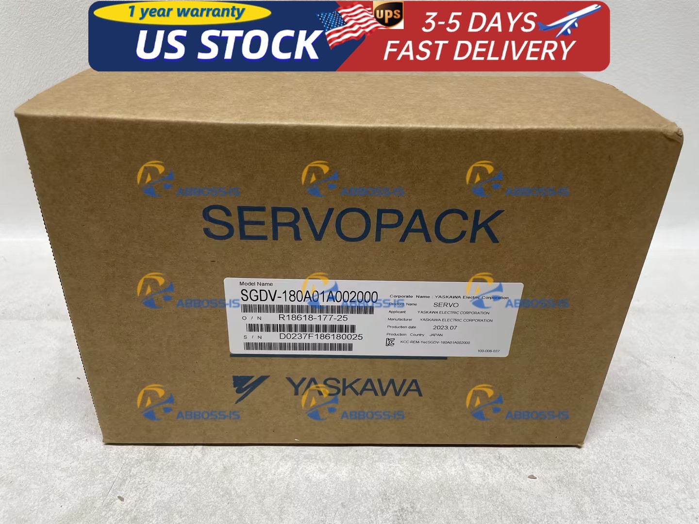 YASKAWA SGDV-180A01A002000 Servo Driver new 1pc YASKAWA SGDV-180A01A002000 Servo Driver new 1pc