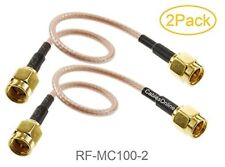 CablesOnline, 2-Pack 6-inches SMA Male to SMA Male Gold-Plated RG316 RF Cables picture
