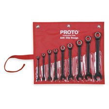 PROTO JSCR-9S Combo Wrench Set,Blk Chrome,Standard,9Pc 1WNB7 picture