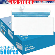 #10 Security Letter Envelopes - Self-Seal - Windowless - 500-2500 Count picture