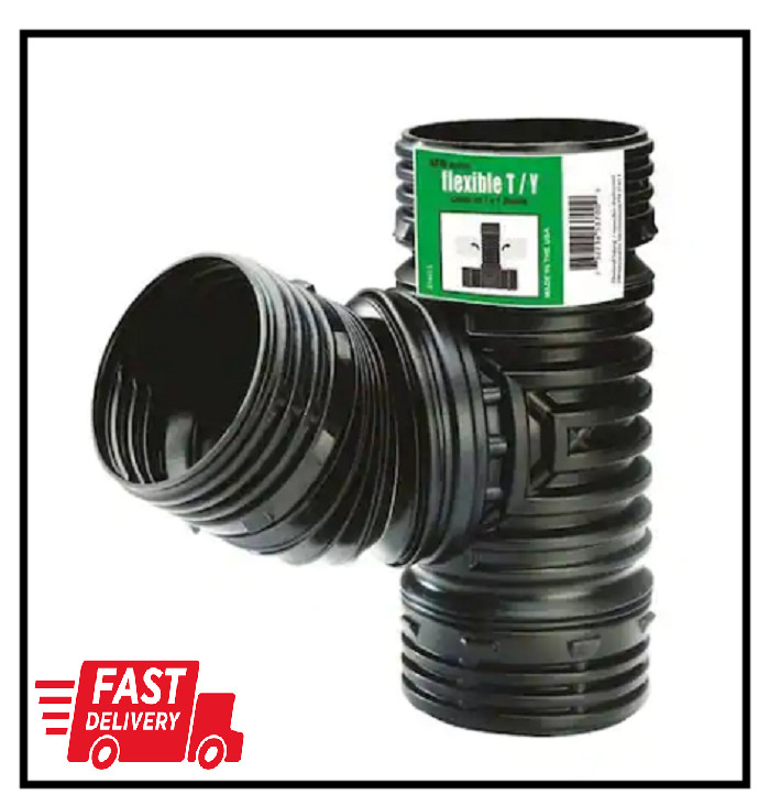 FLEX Drain 4 in. Copolymer DMV Flexible Tee/Wye FLEX Drain 4 in. Copolymer DMV Flexible Tee/Wye