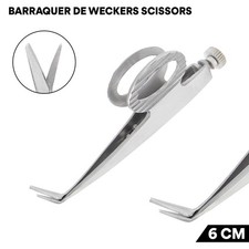 Barraquer De Wackers Scissors Angled Blade 7 mm Surgical Ophthalmic Instruments picture