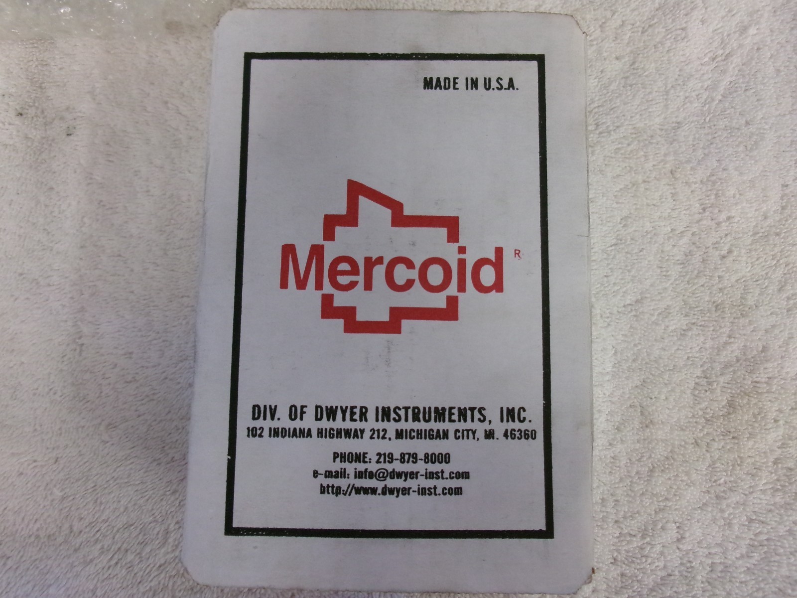 NIB Mercoid/Dwyer Pressure Switch CD-150 NIB Mercoid/Dwyer Pressure Switch CD-150