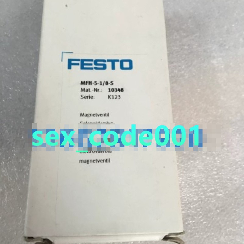 1PC NEW FESTO MFH-5-1/8-S 10348 #LY 1PC NEW FESTO MFH-5-1/8-S 10348 #LY
