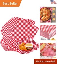 Bulk 1000 Pcs Greaseproof Wax Paper Sheets 12x12 in for Stylish Food Wrapping picture