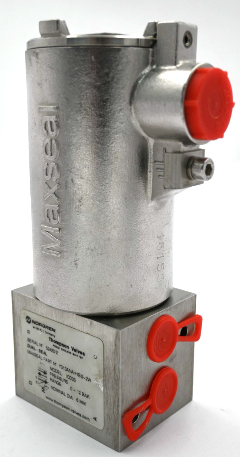 THOMPSON NORGREN IMI MAXSEAL ICO3S SOLENOID VALVE Y013ANAH1BS-2W - WITHOUT BOX
