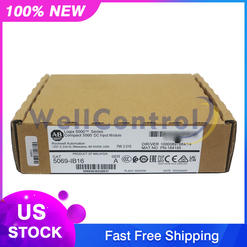 5069-IB16 New Allen Bradley 5069 Compact I/O 16 Channel 24V DC Sink Input Module 5069-IB16 New Allen Bradley 5069 Compact I/O 16 Channel 24V DC Sink Input Module