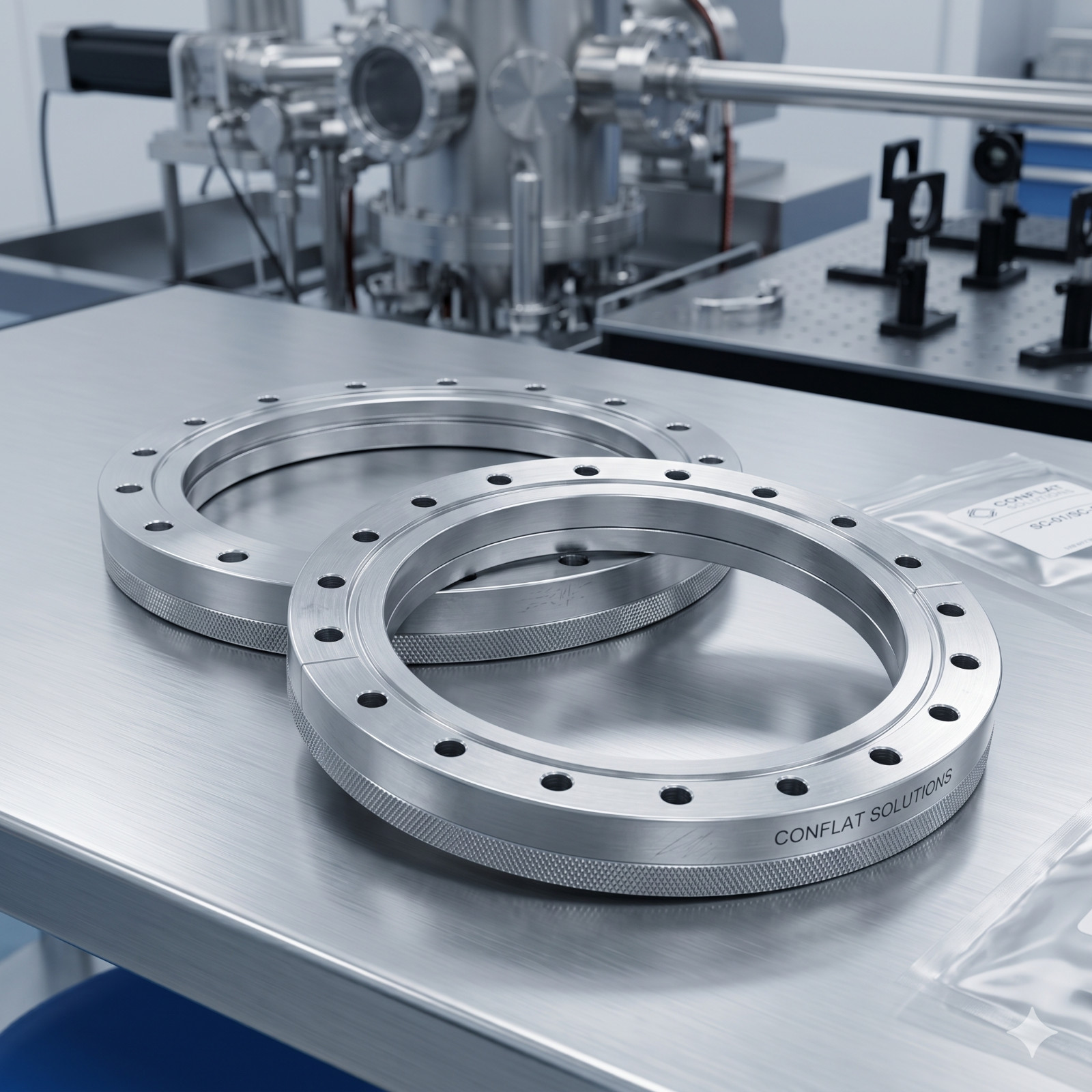 MDC Huntington 8 Inch ConFlat Flange 6.625 MDC Huntington 8 Inch ConFlat Flange 6.625