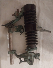 Vintage General Electric 100A High-Voltage Electrical Fuse Cutout Model 9F3KG7 picture