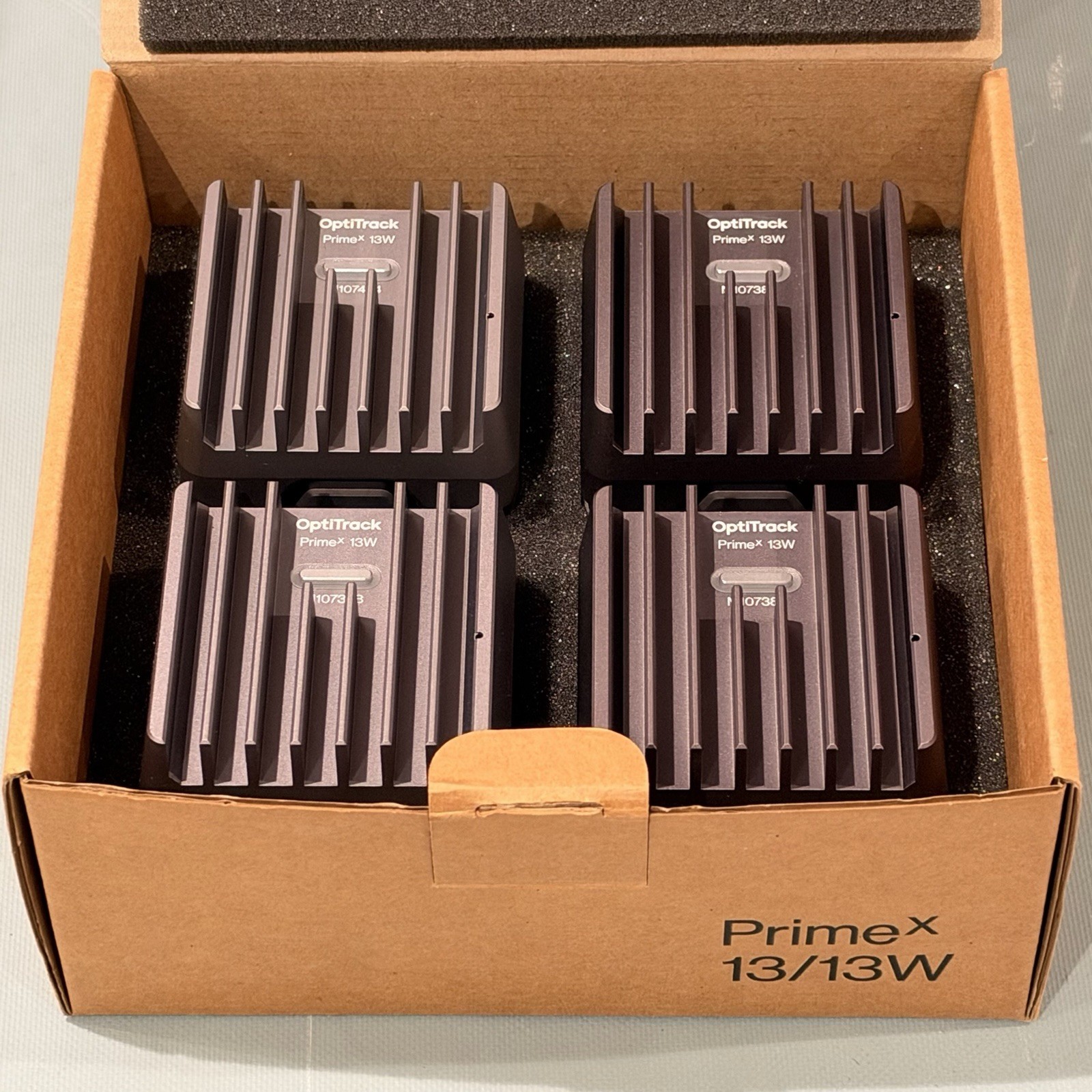 LOT 4x NEW OptiTrack PrimeX 13W LOT 4x NEW OptiTrack PrimeX 13W
