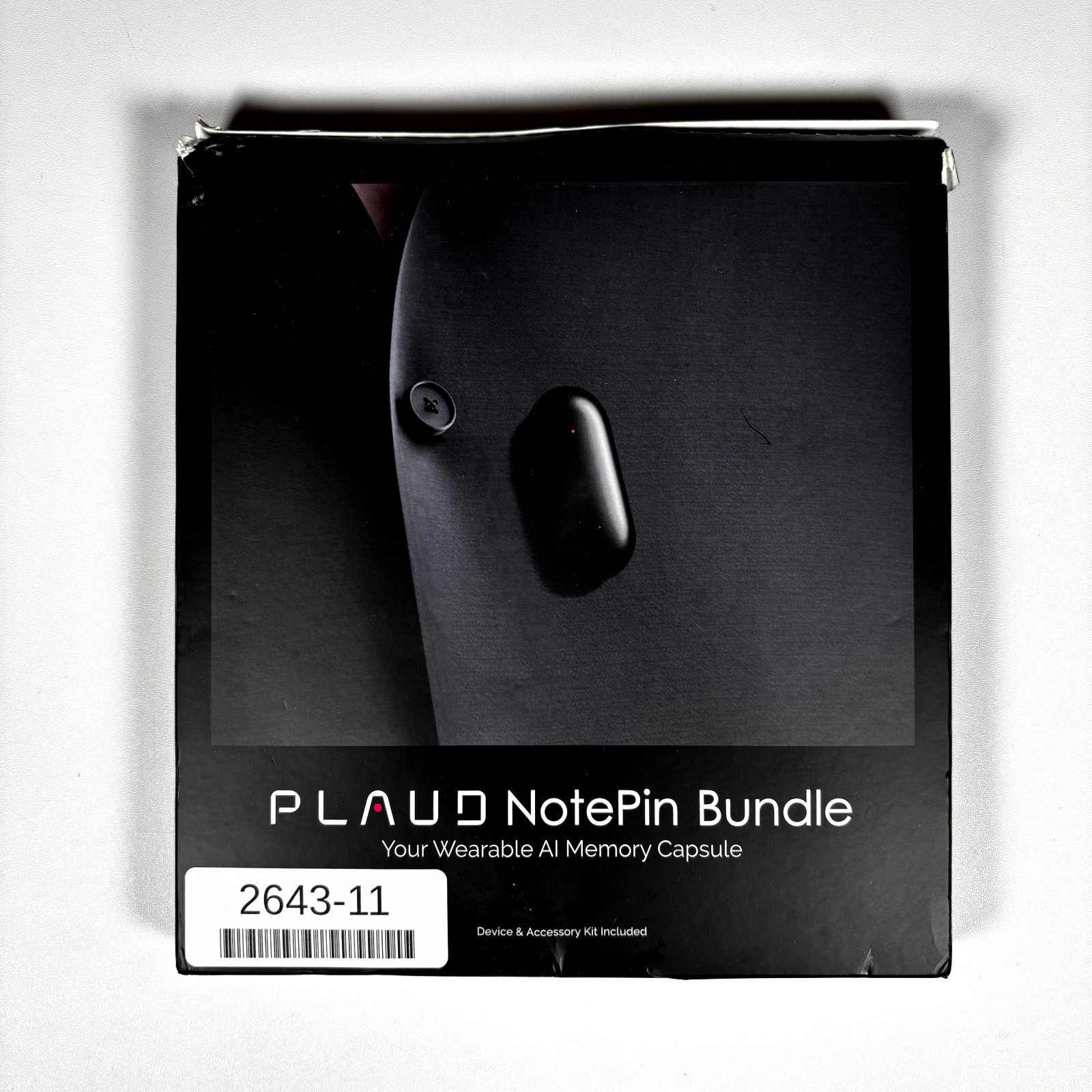 Plaud NotePin Bundle Memory Capsule Cosmic Grey Smart AI Audio Recorder Np-64G-G