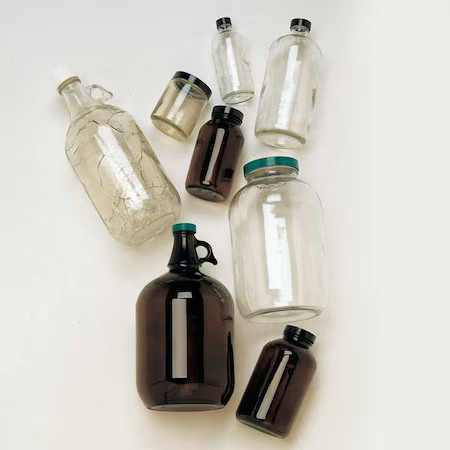 Qorpak Gla-00936 Bottle Safety Coated 8 Oz Clear, Pk24