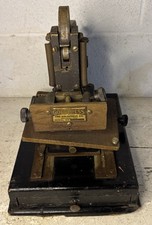Antique Vintage Early The Goldpress Co. Bellaire OH Hot Foil Stamping Machine picture