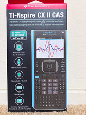 Texas Instruments TI-Nspire CX II CAS Graphing Calculator Rechargeable USB picture
