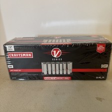 Craftsman CMMT17395V V Series 1/2in Drive 13pc SAE Deep Socket Set picture