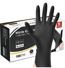 Schneider Black Nitrile Disposable Gloves 5.5 Mil, Latex & Powder Free picture