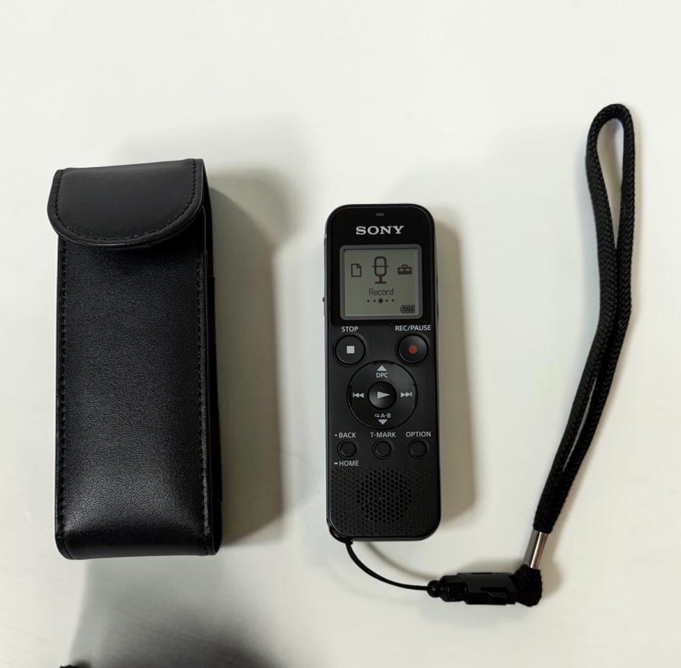 Sony ICD-PX470 Handheld Stereo Digital Voice Recorder 4GB USB microSD MP3 W/case
