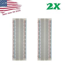 2X MB-102 830 Point Prototype PCB Solderless Breadboards Protoboards US picture