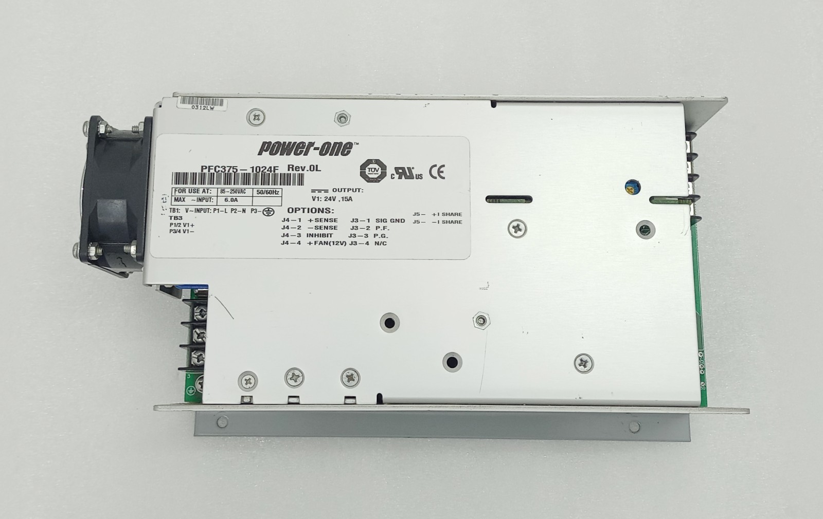 Power One Power Supply PFC375-1024F Power One Power Supply PFC375-1024F