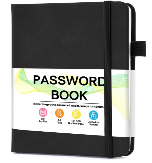 Password Keeper Book with Alphabetical Tabs，4.3\