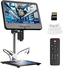 Andonstar AD210 10.1 Inch LCD Digital Microscope for Adults, Soldering Micros... picture