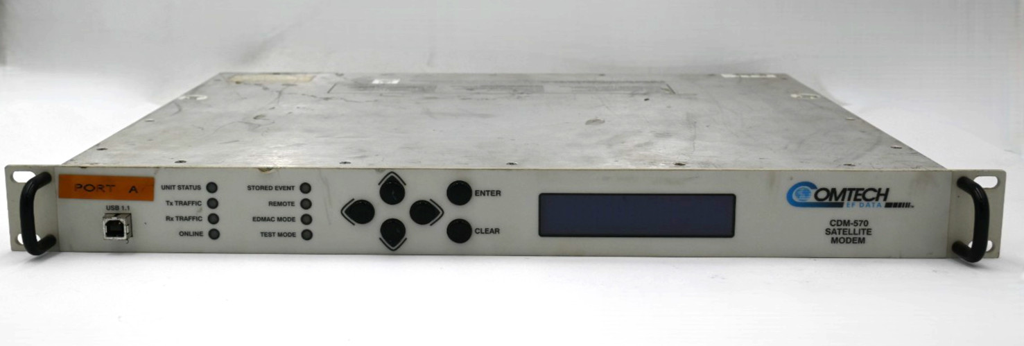 COMTECH EF DATA CDM-570 SAT MODEM COMTECH EF DATA CDM-570 SAT MODEM