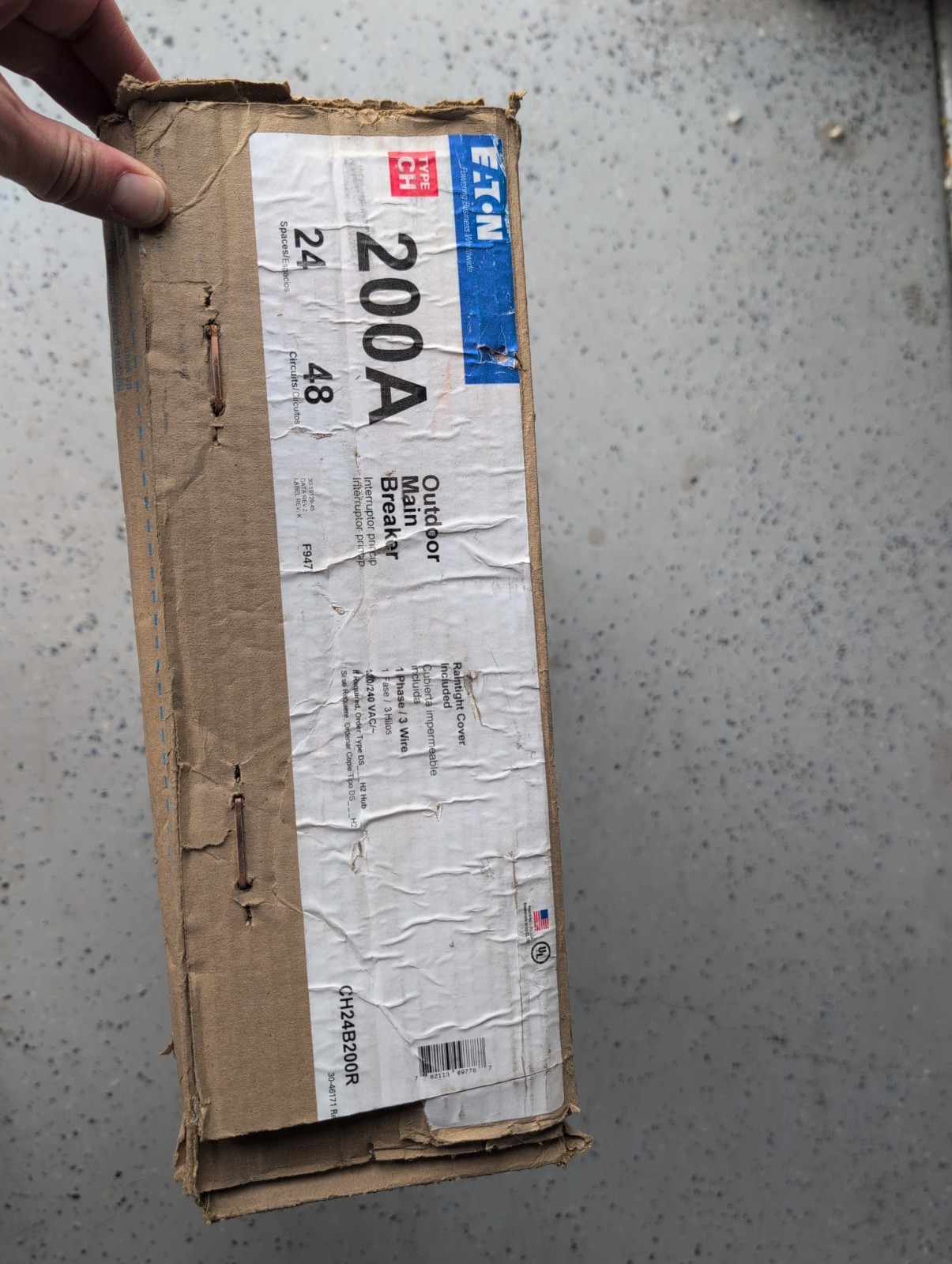 Eaton CHP24B200R Plug On Neutral Design Cutler-Hammer Series 200 AMP Eaton CHP24B200R Plug On Neutral Design Cutler-Hammer Series 200 AMP