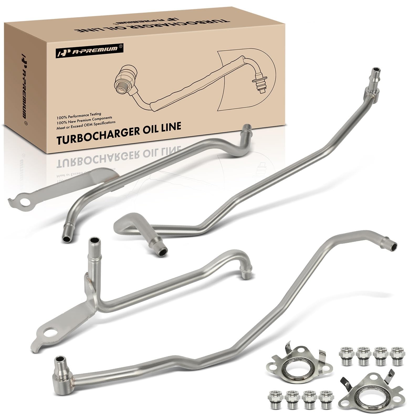 Turbocharger Oil Supply and Return Line