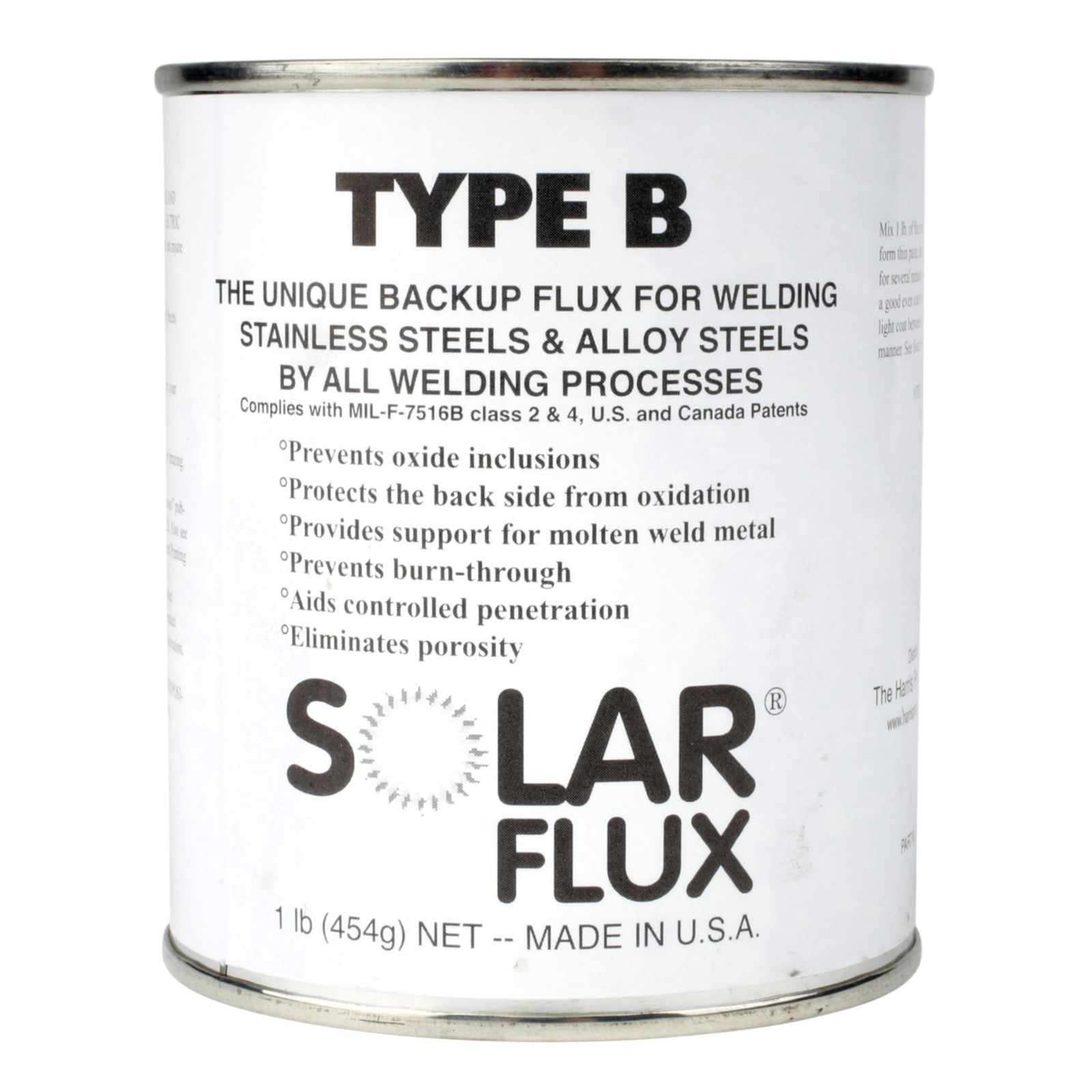 Harris Solar Flux Type B Powder Welding Flux 1 lb. Can - S0FB01