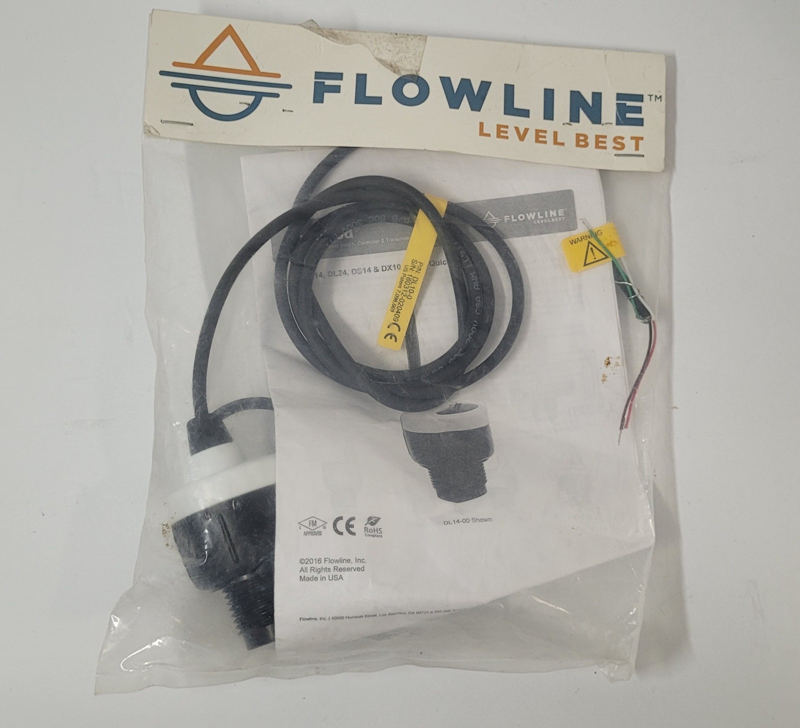 Flowline Echopod DL10-0 Ultrasonic Level Sensor Flowline Echopod DL10-0 Ultrasonic Level Sensor