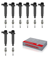 Ignition Coil Pack UF230 & Double Iridium Spark Plugs 4504 Compatible with Toyot picture