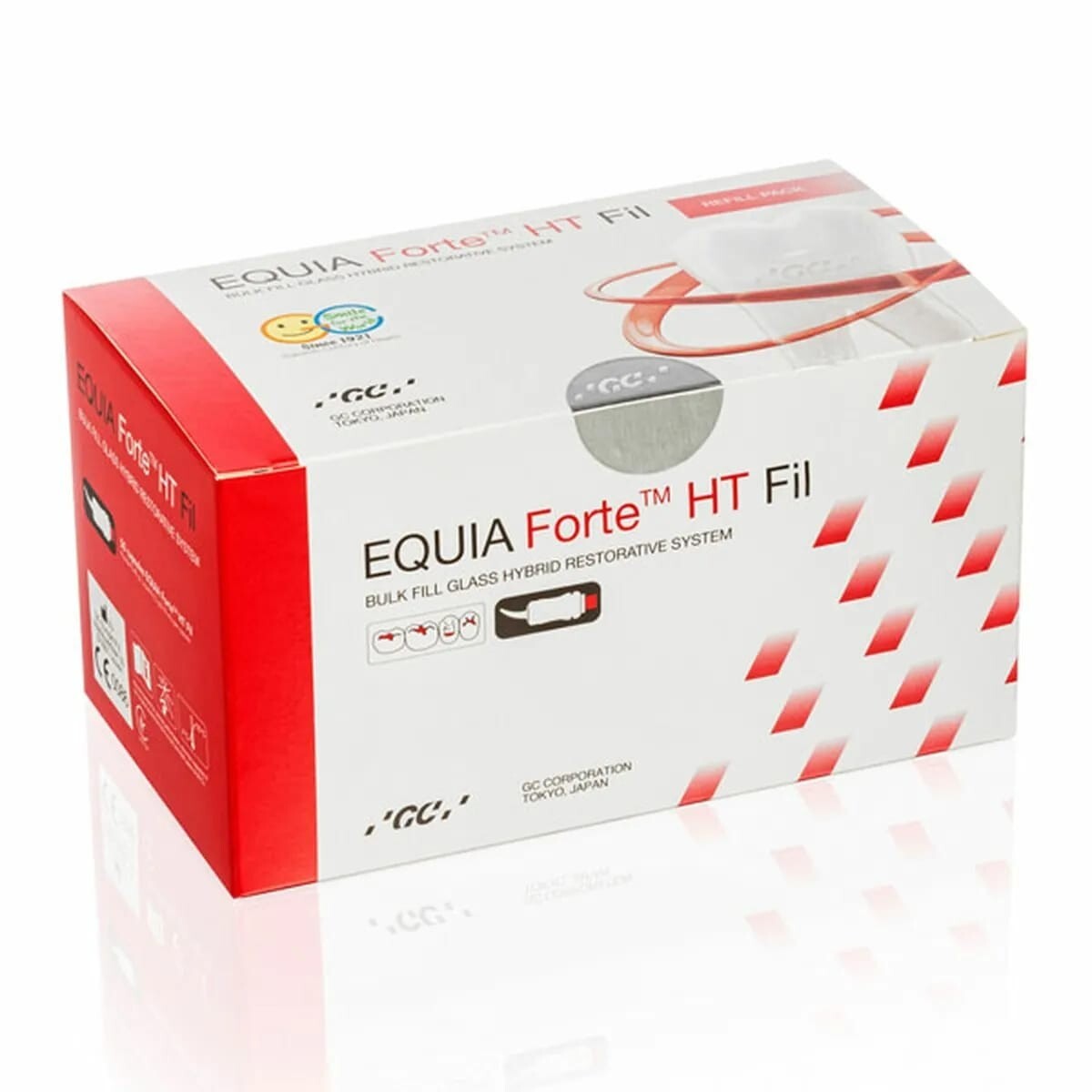 GC EQUIA Forte HT A2 Bulk Fill Glass Hybrid 50 Capsules 