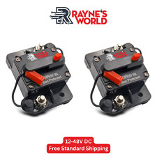 2 PACK 30A-300A Amp Waterproof Circuit Breaker Auto/Marine/Solar 12-48V DC picture