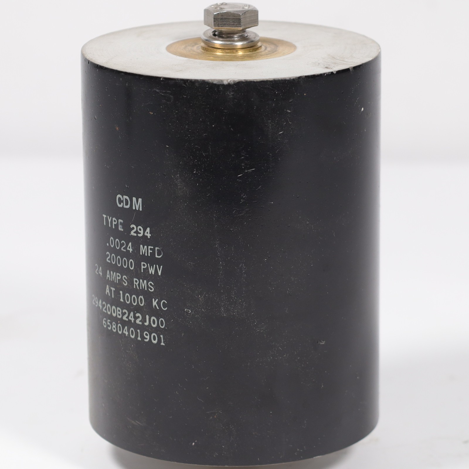 Kintronic Laboratories Inc CDM Type 294 2400PF Mica Film Capacitor 294200B242J00