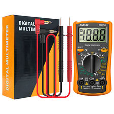 LCD Digital Multimeter Voltmeter Ammeter Ohmmeter Volt AC DC Tester Leads Meter picture